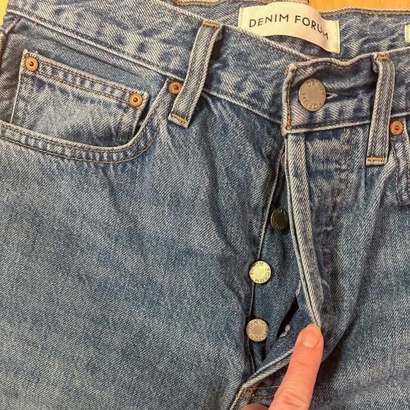 * SOLD* Denim forum Farrah wide leg jean - Picture 3 of 4